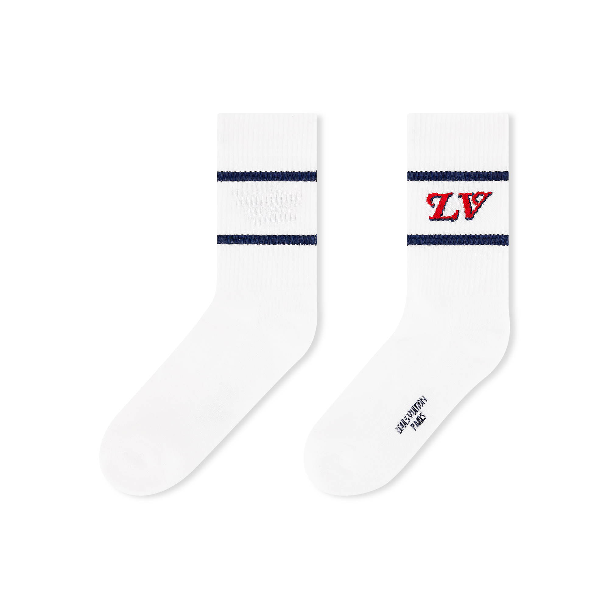 LV Club Socks - Luxury S00 White | LOUIS VUITTON